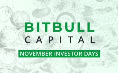 BitBull’s November – Investor Days, Bitcoin Buying Point Report & More