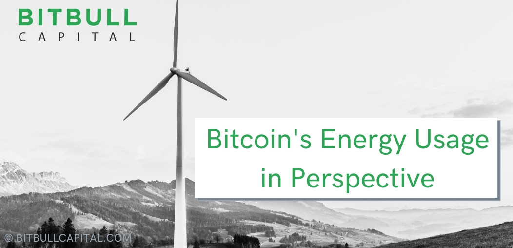 Bitcoins Energy Usage in Perspective